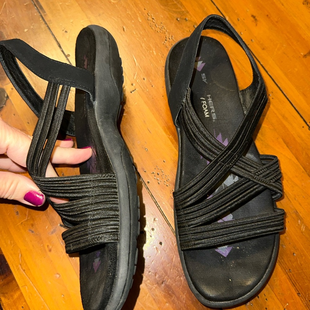 Skechers Women's Black Sandals